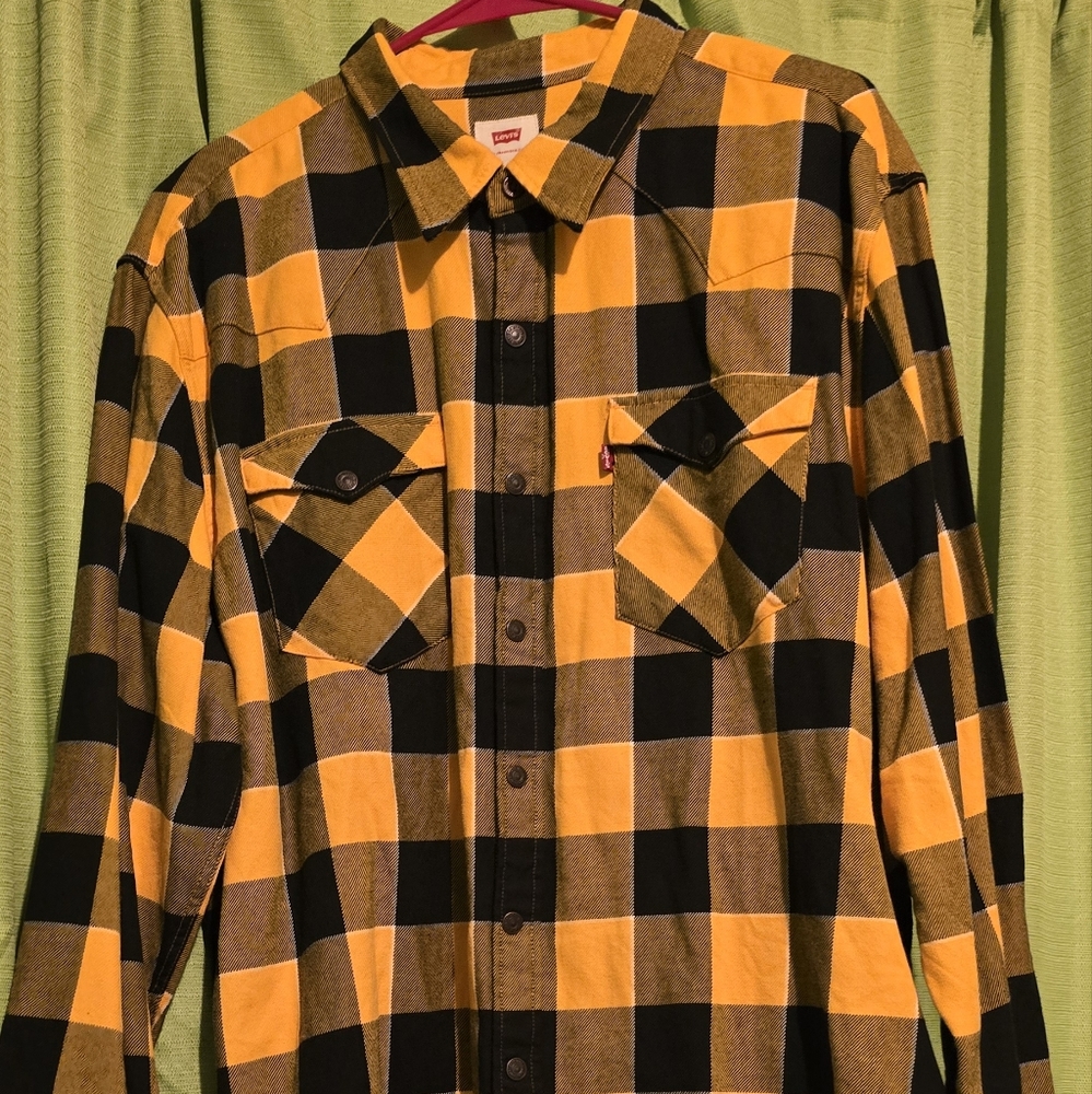 Levi's Steeler Plaid Long sleeve